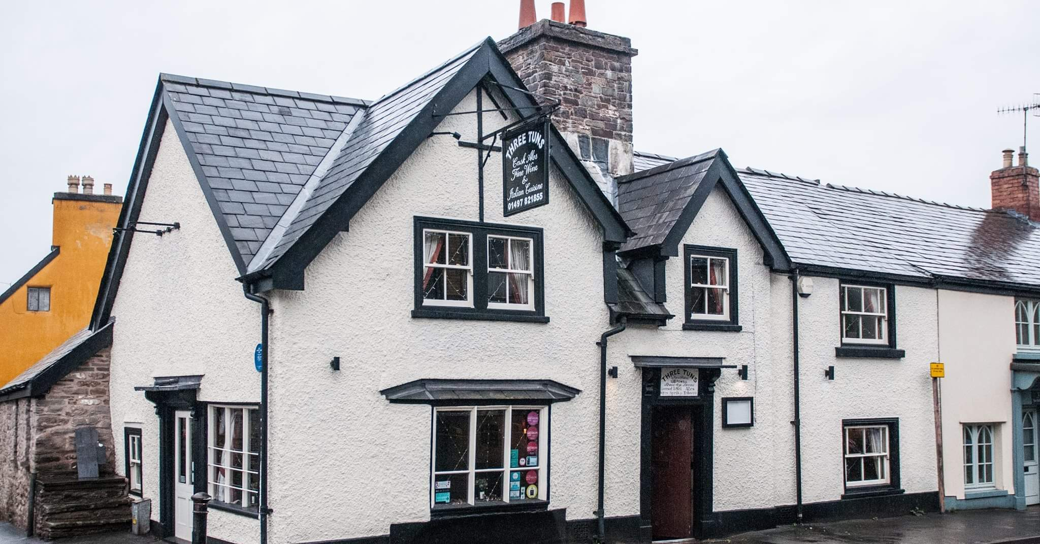 Riverside pub near Hay-on-Wye - perfect post-kayaking refreshment stop