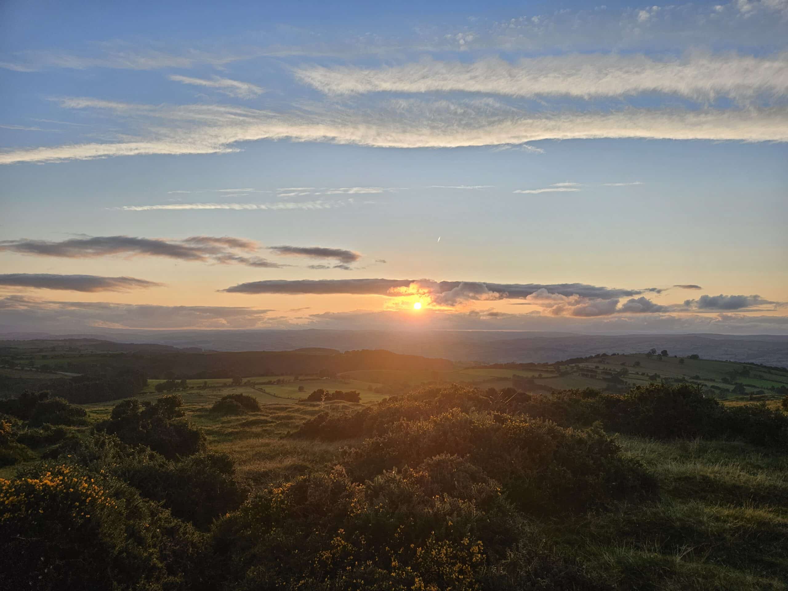 Countryside at dusk