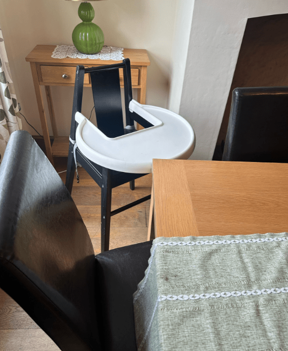 High chair for young children