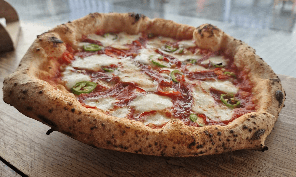 The Pizza Box in Hay-on-Wye – local street food spot for wood-fired pizza lovers